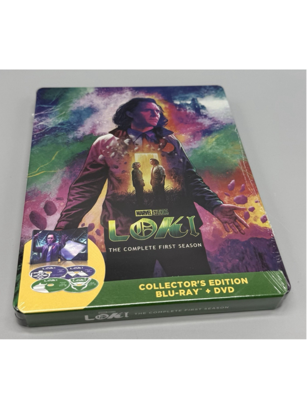 Loki Complete First Season Blu-Ray / DVD NEW, Steelbook Collector's Edition 1